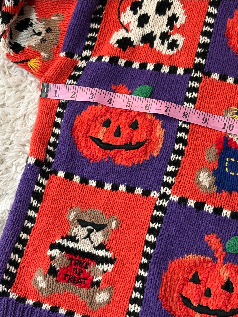 Vtg Marisa Christina Turtleneck Sweater Haul Out the Halloween - Picture 4 of 7